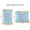 Custom Design - Wall Hanging Tapestries - Parent/Sizing