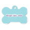 Custom Design - Bone Shaped Dog ID Tag - Large - Front View