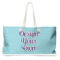 Custom Design - Large Rope Tote Bag - Front View