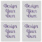 Custom Design - Set of 4 Stone Coasters - See All 4 View