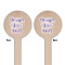 Custom Design - Wooden 7.5" Stir Stick - Round - Double Sided - Front & Back