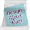 Custom Design - Minky Blanket - On Bed