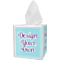 Custom Design - Tissue Box Cover - Angled View