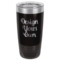 Custom Design - Black Polar Camel Tumbler - 20oz - Front