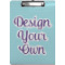 Custom Design - Clipboard (Letter)