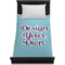 Custom Design - Duvet Cover - Twin - On Bed - No Prop