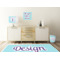 Custom Design - Square Wall Decal Wooden Desk