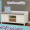 Custom Design - Wall Name Decal Above Storage bench