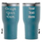 Custom Design - RTIC Tumbler - Dark Teal - Double Sided - Front & Back