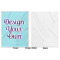 Custom Design - Baby Blanket (Single Sided - Printed Front, White Back)