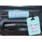 Custom Design - Luggage Wrap & Plastic Rectangular Tag - In Context