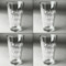 Custom Design - Set of Four Engraved Beer Glasses - Individual View