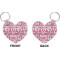 Custom Design - Heart Keychain (Front + Back)