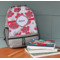 Custom Design - Large Backpack - Gray - On Desk