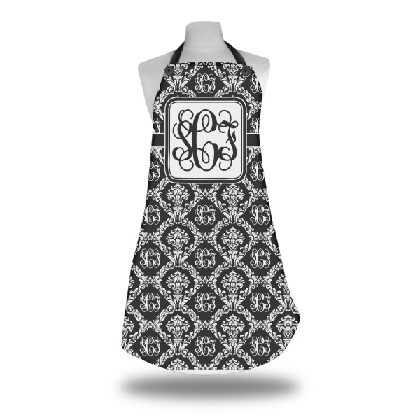 Custom Monogrammed Damask Apron