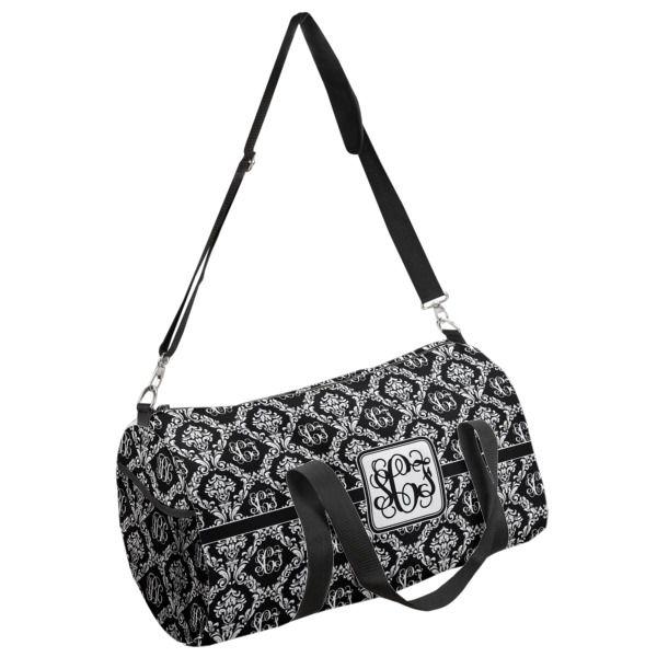 Custom Monogrammed Damask Duffel Bag - Large (Personalized)