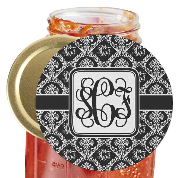 Custom Monogrammed Damask Jar Opener