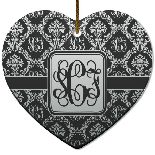 Custom Design Your Own Heart Ceramic Ornament