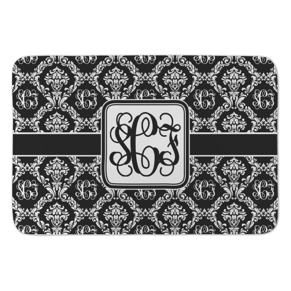 Custom Monogrammed Damask Anti-Fatigue Kitchen Mat