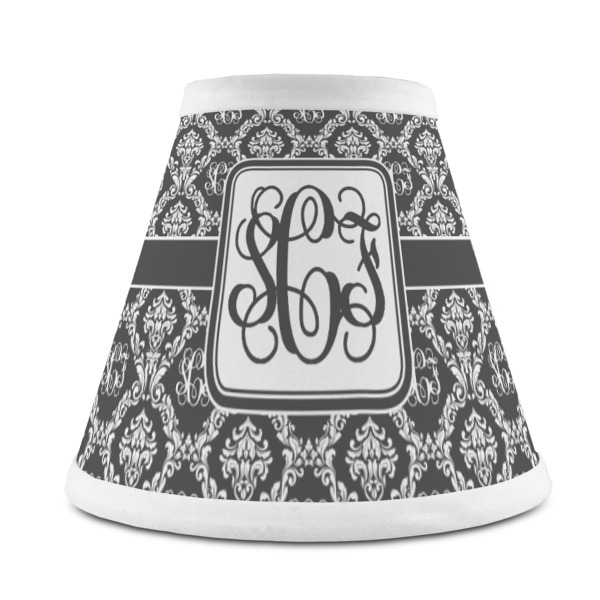 Custom Monogrammed Damask Chandelier Lamp Shade (Personalized)