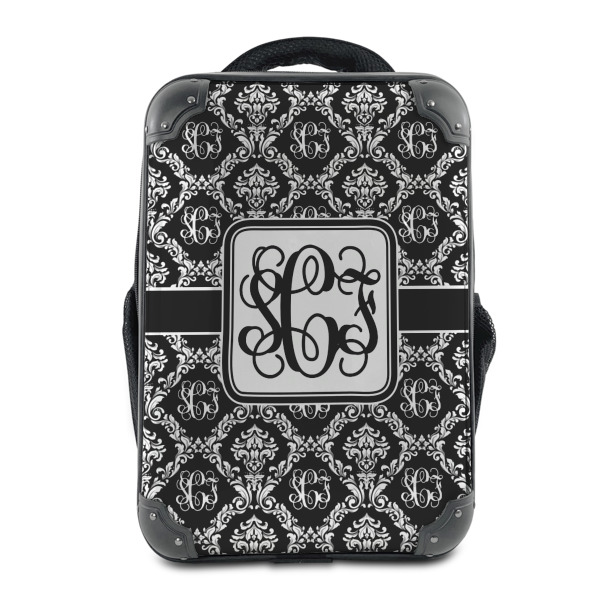 Custom Monogrammed Damask 15" Hard Shell Backpack