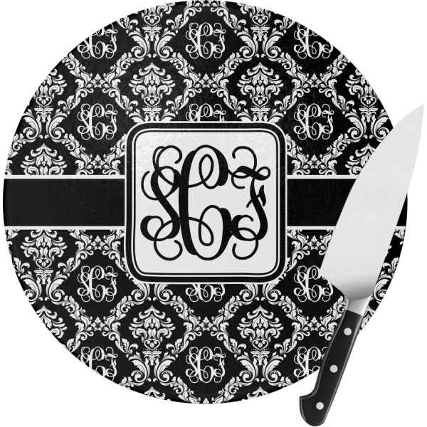 Custom Design Your Own Round Glass Cutting Board - Small