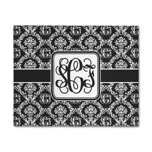 Custom Monogrammed Damask 8' x 10' Indoor Area Rug