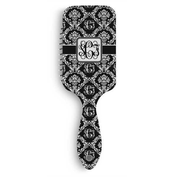 Custom Monogrammed Damask Hair Brushes