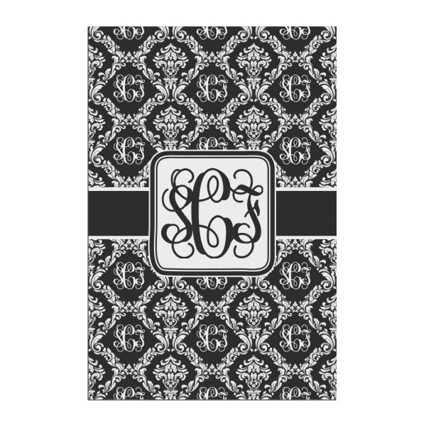 Custom Monogrammed Damask Posters - Matte - 20x30