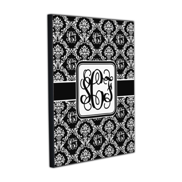 Custom Monogrammed Damask Wood Prints