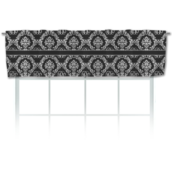 Custom Monogrammed Damask Valance (Personalized)