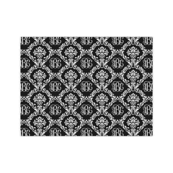 Custom Monogrammed Damask Medium Tissue Papers Sheets - Lightweight