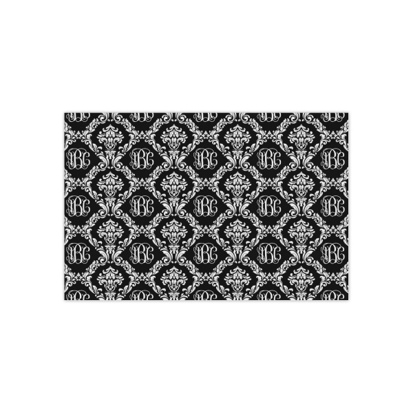 Custom Monogrammed Damask Small Tissue Papers Sheets - Heavyweight