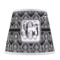 Custom Design - Poly Film Empire Lampshade - Front View