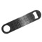 Custom Design - Bar Opener - Silver - Front