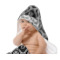 Custom Design - Baby Hooded Towel on Child