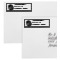 Custom Design - Mailing Labels - Double Stack Close Up