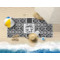 Custom Design - Beach Towel - Lifestyle on Beach