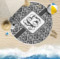 Custom Design - Round Beach Towel Lifestyle