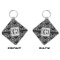 Custom Design - Diamond Keychain (Front + Back)