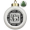 Custom Design - Ceramic Christmas Ornament - Xmas Tree (Front View)