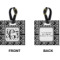 Custom Design - Square Luggage Tag (Front + Back)