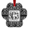 Custom Design - Metal Paw Ornament - Front