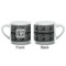 Custom Design - Double Shot Espresso Cup - Single - Front & Back