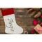 Custom Design - Linen Stocking w/Red Cuff - Flat Lay (LIFESTYLE)