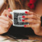 Custom Design - Double Shot Espresso Cup - Lifestyle in Hands Close