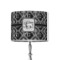 Custom Design - 8" Drum Lampshade - On Stand (Fabric)