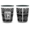 Custom Design - Ceramic Shot Glass - Two Tone - Front & Back