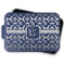 Custom Design - Aluminum Baking Pan - Navy Lid - FRONT w/lid off