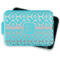 Custom Design - Aluminum Baking Pan - Teal Lid - FRONT w/ lid off